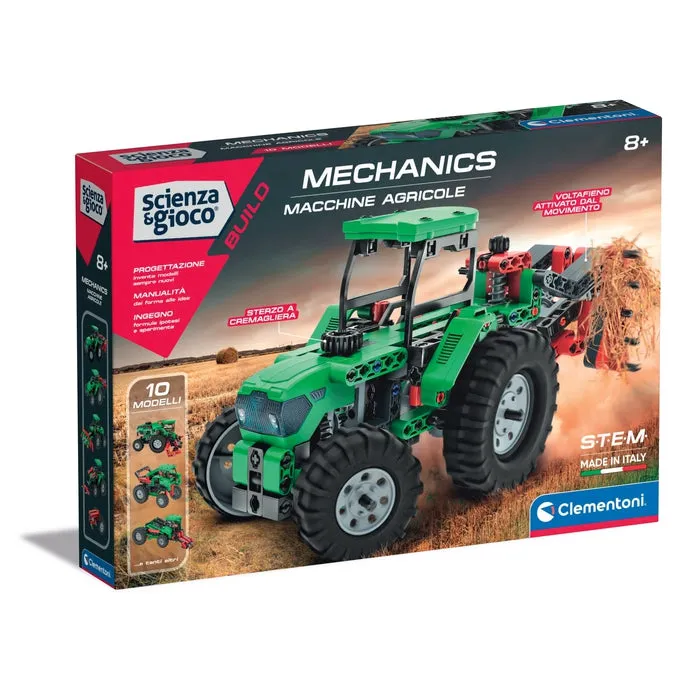 clementoni-science-jeu-build-macchine-agricole-kit-scientifique-240-pi-ces image 1