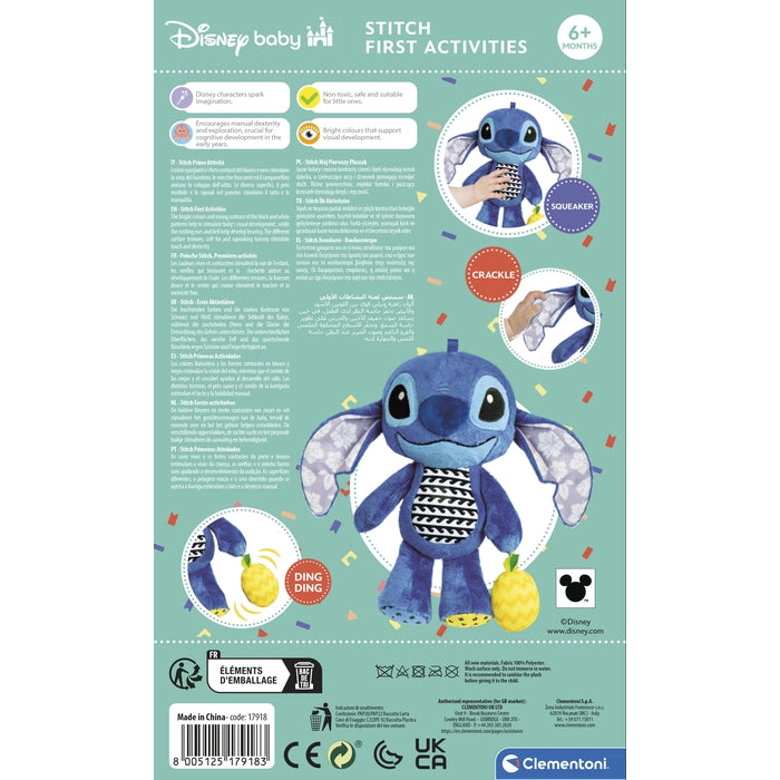 clementoni-disney-baby-stitch-first-activities-peluche-sensorielle-6-mois image 7
