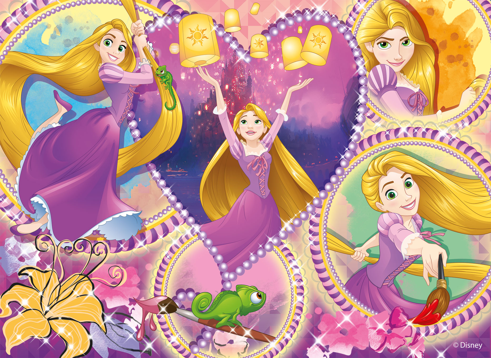 lisciani-disney-princess-puzzle-double-face-maxifloor-4-x-48 image 5
