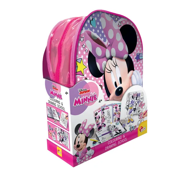 lisciani-minnie-zainetto-colouring-and-drawing-school-kit-dessin-et-coloriage-sa image 1