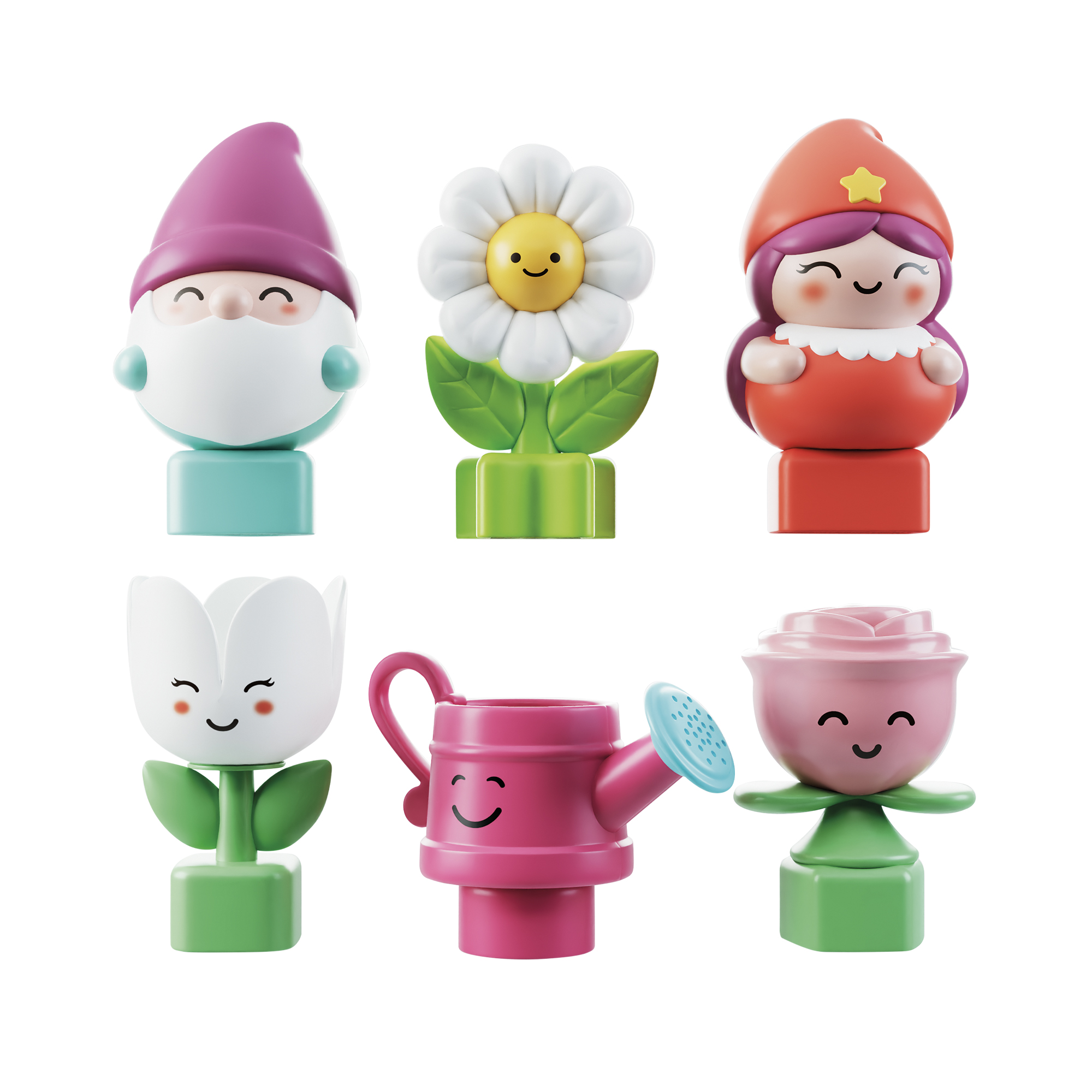 lisciani-carotina-happy-logic-gnomes-and-flowers-jeu-d-encastrements image 3