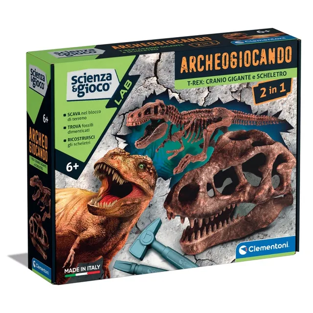 clementoni-science-play-lab-dig-kit-cr-ne-t-rex-2-en-1 image 1