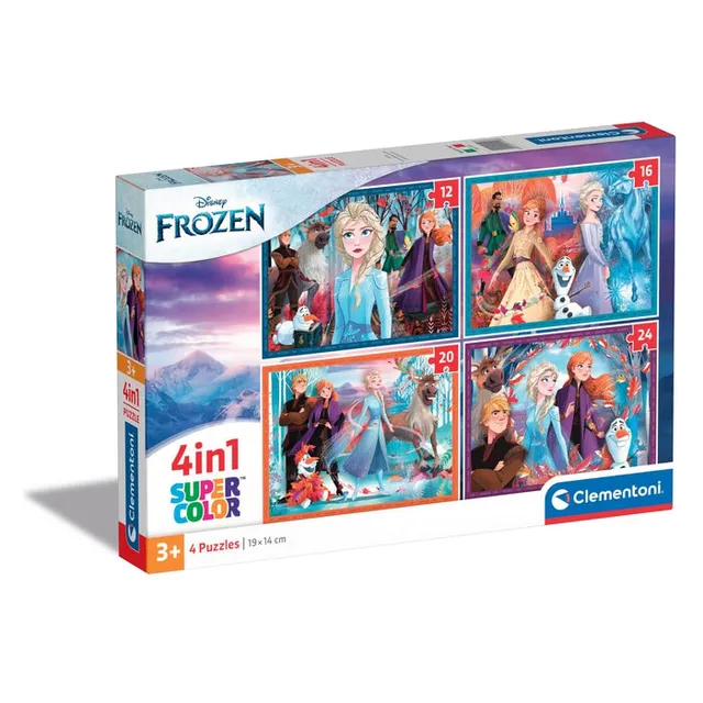 clementoni-disney-frozen-puzzle-enfant-4-en-1-12-16-20-24-pi-ces image 1