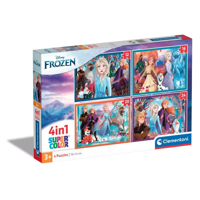 clementoni-disney-frozen-puzzle-enfant-4-en-1-12-16-20-24-pi-ces image 1