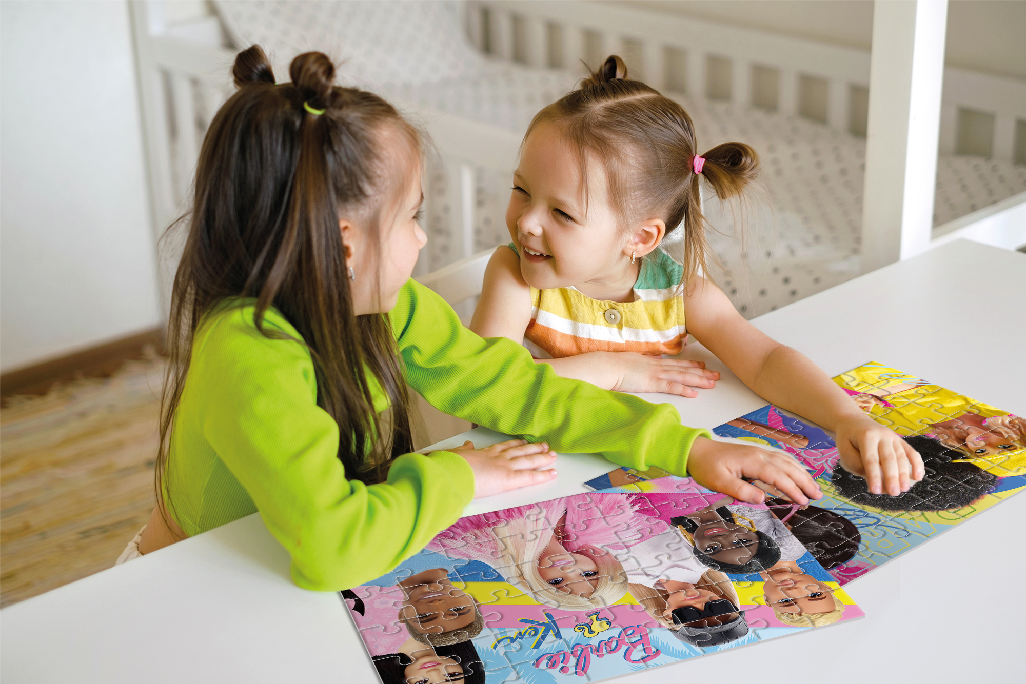 lisciani-barbie-puzzle-maxifloor-2-x-60-puzzle-double-face-colorier image 4