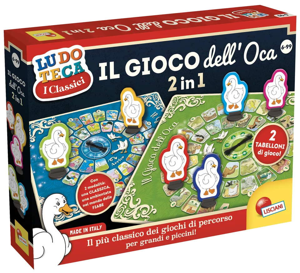 lisciani-ludoteca-il-gioco-dell-oca-2-in-1-jeu-de-l-oie-double-face image 1