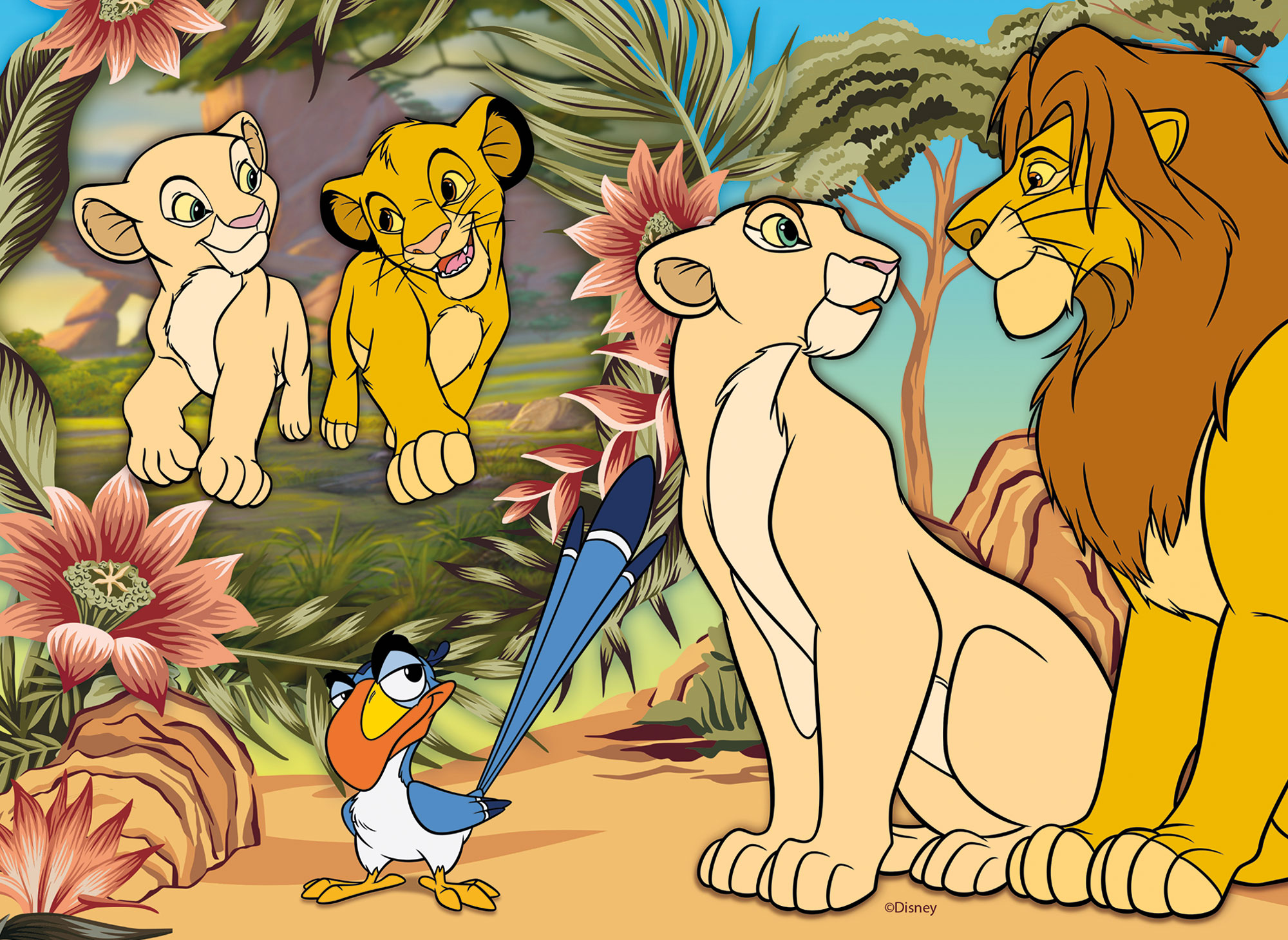 lisciani-disney-puzzle-maxifloor-4-x-48-le-roi-lion image 3