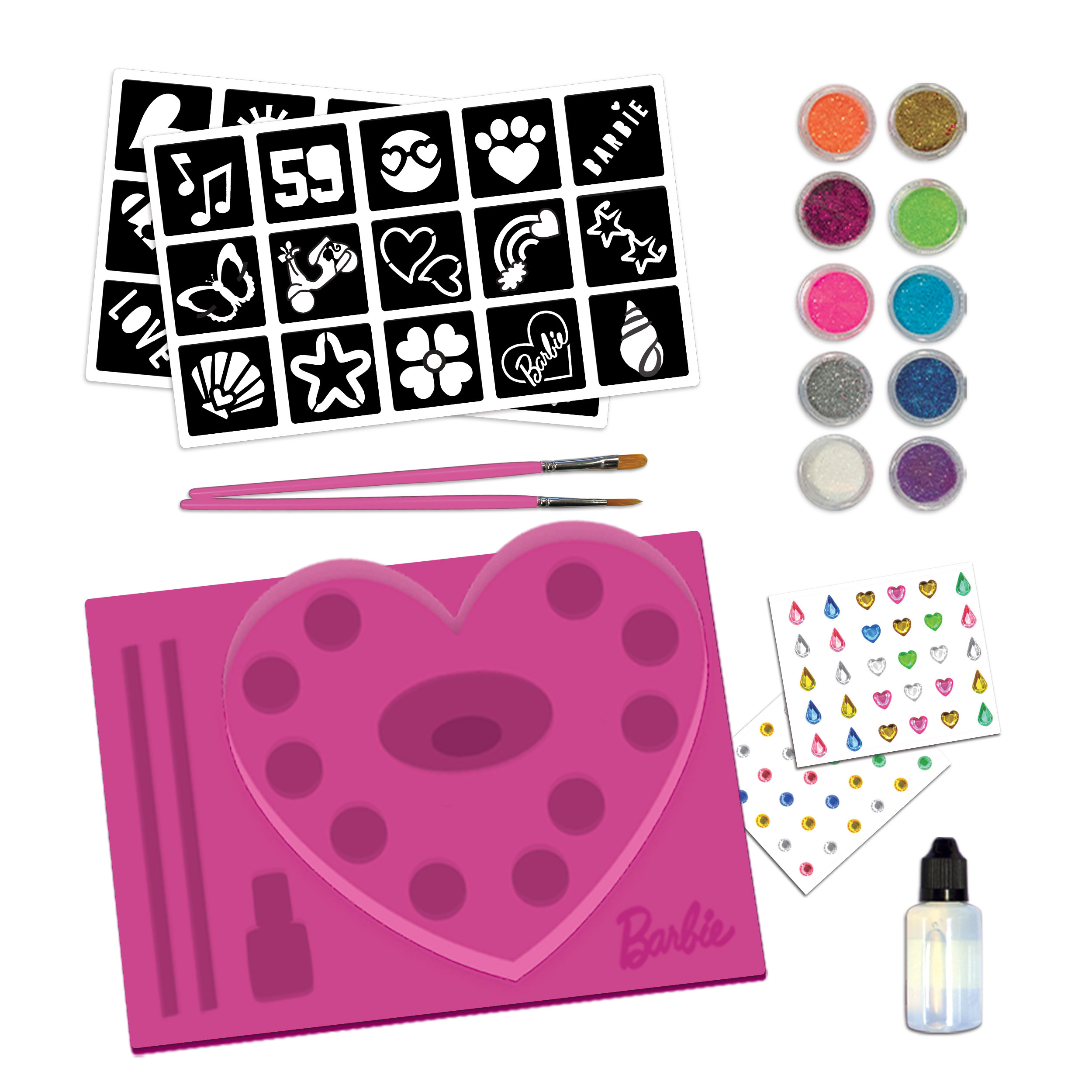 lisciani-barbie-my-glitter-tattoo-kit-tattoos-paillettes image 2