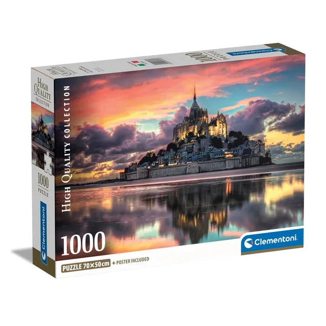 clementoni-le-magnifique-mont-saint-michel-puzzle-1000-pi-ces image 1