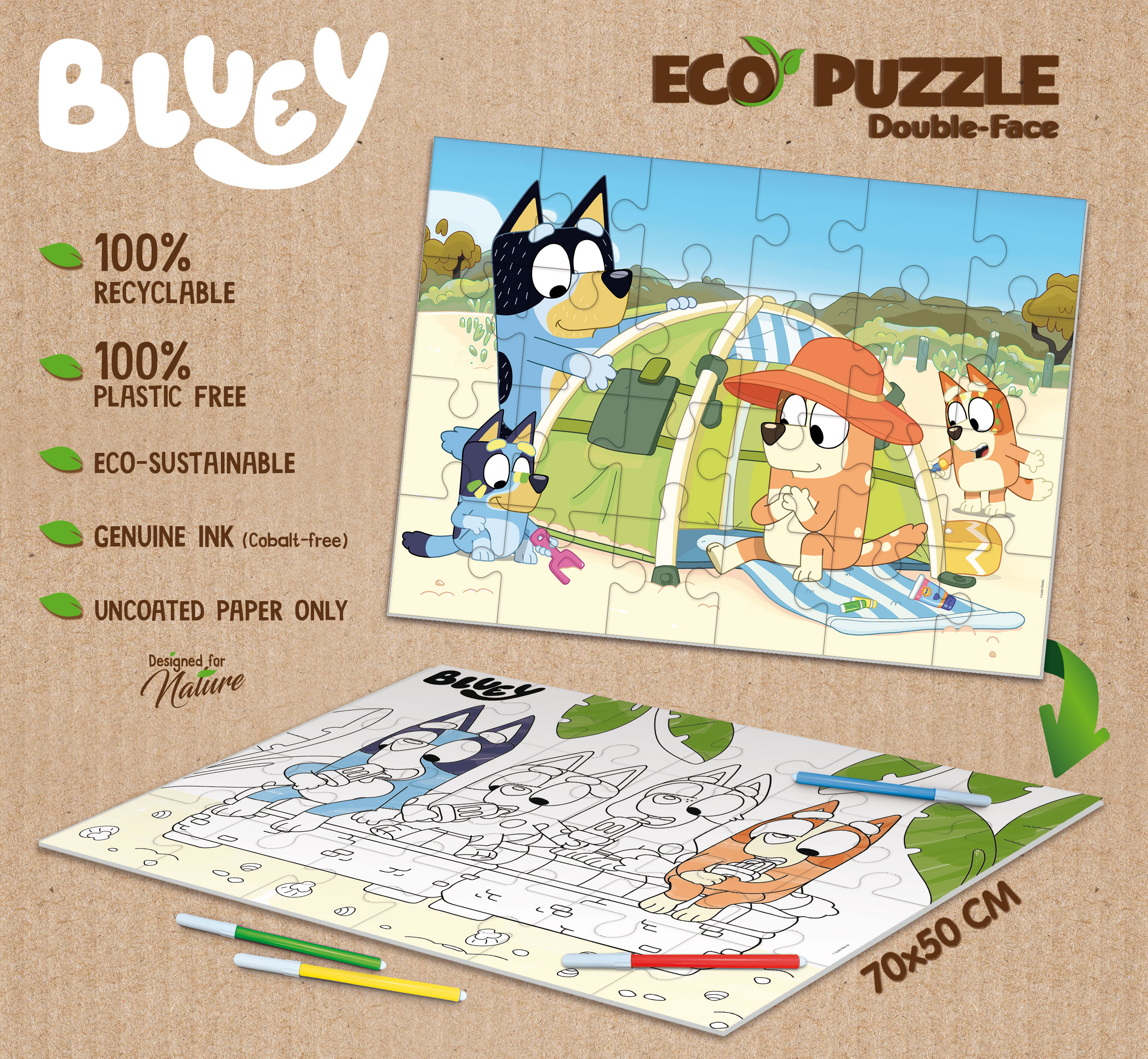 lisciani-bluey-eco-puzzle-df-24-pi-ces-colorier image 4