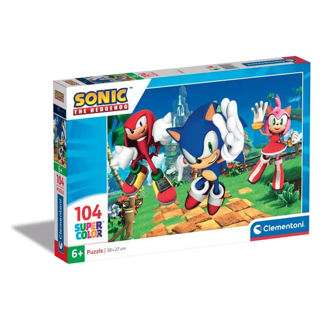 clementoni-sonic-puzzle-enfant-104-pi-ces image 1