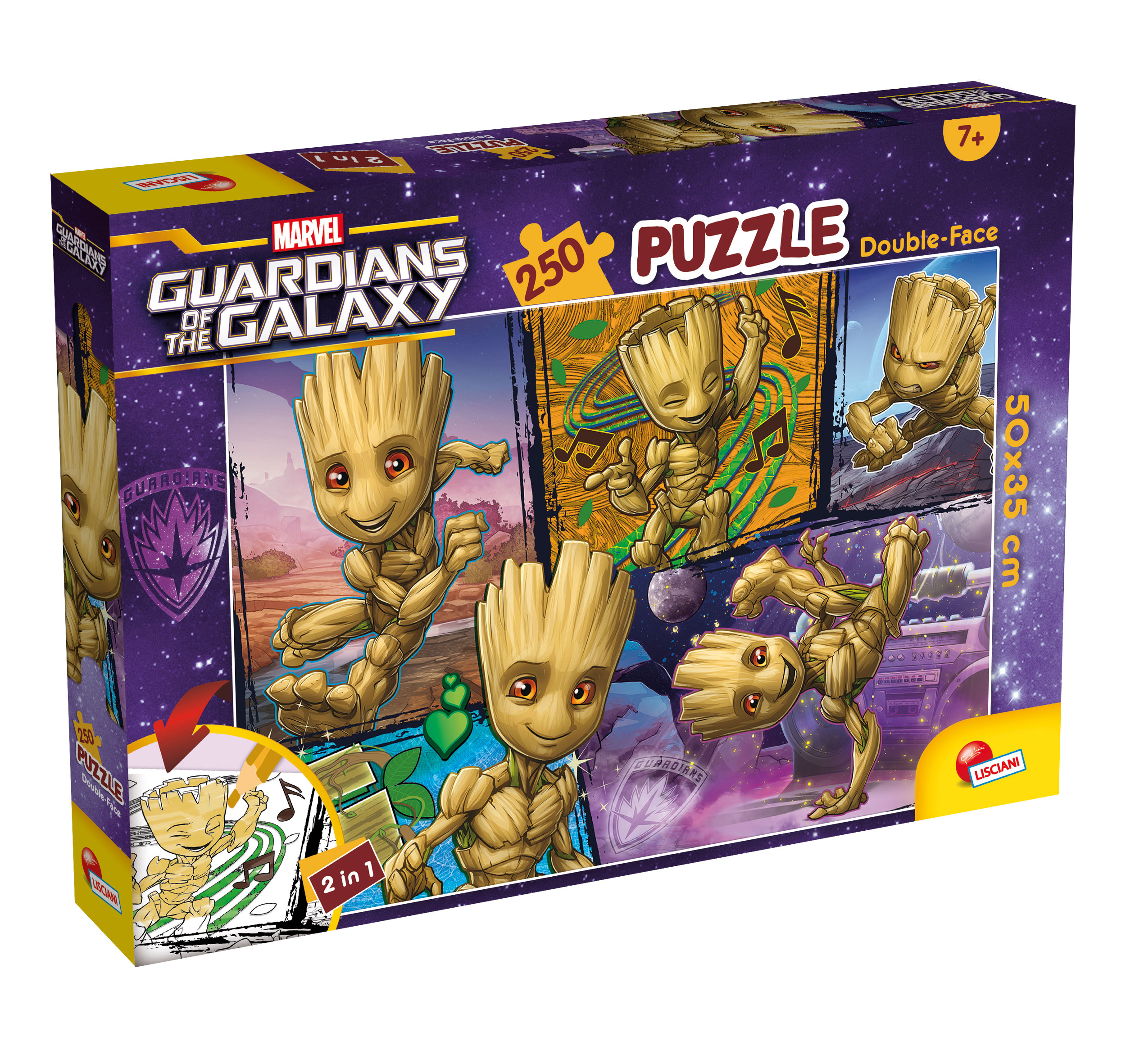 lisciani-marvel-puzzle-df-plus-250-groot image 1