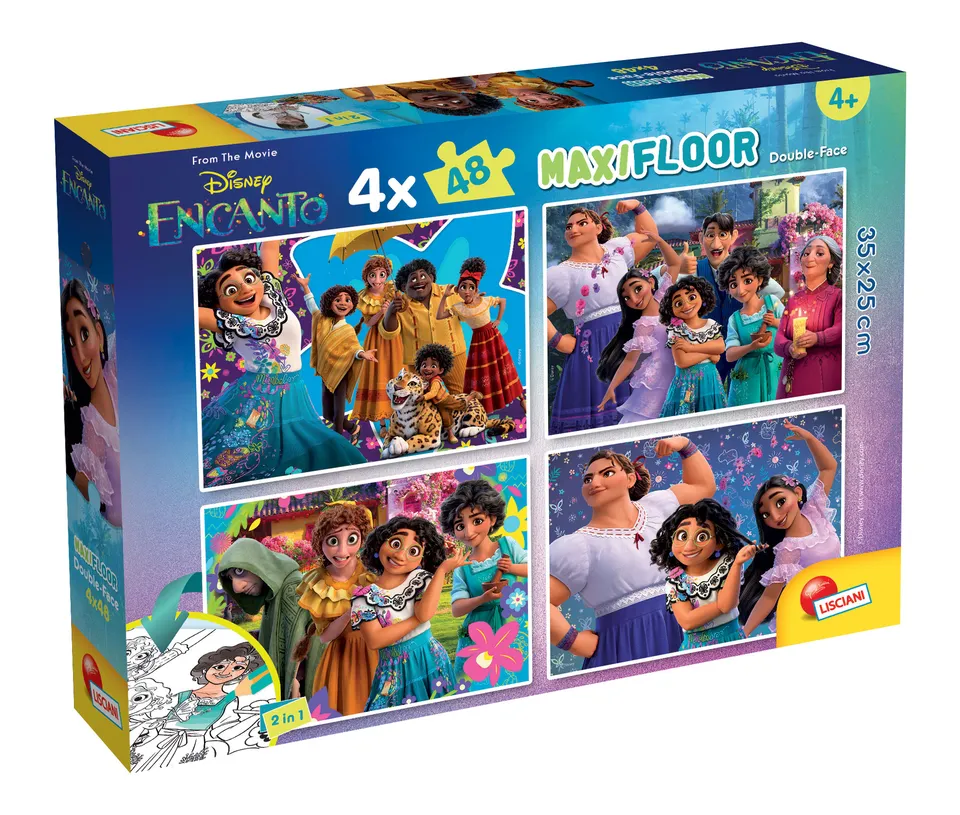 lisciani-disney-puzzle-maxifloor-4-x-48-encanto image 1