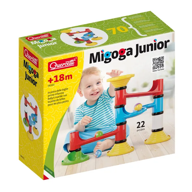 quercetti-migoga-junior-basic-set-circuit-billes-xxl-18-mois-5-ans image 1
