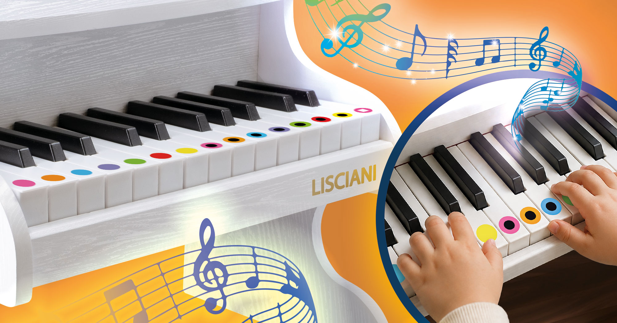 lisciani-montessori-piano-en-bois-cole-de-musique-pour-enfants image 6