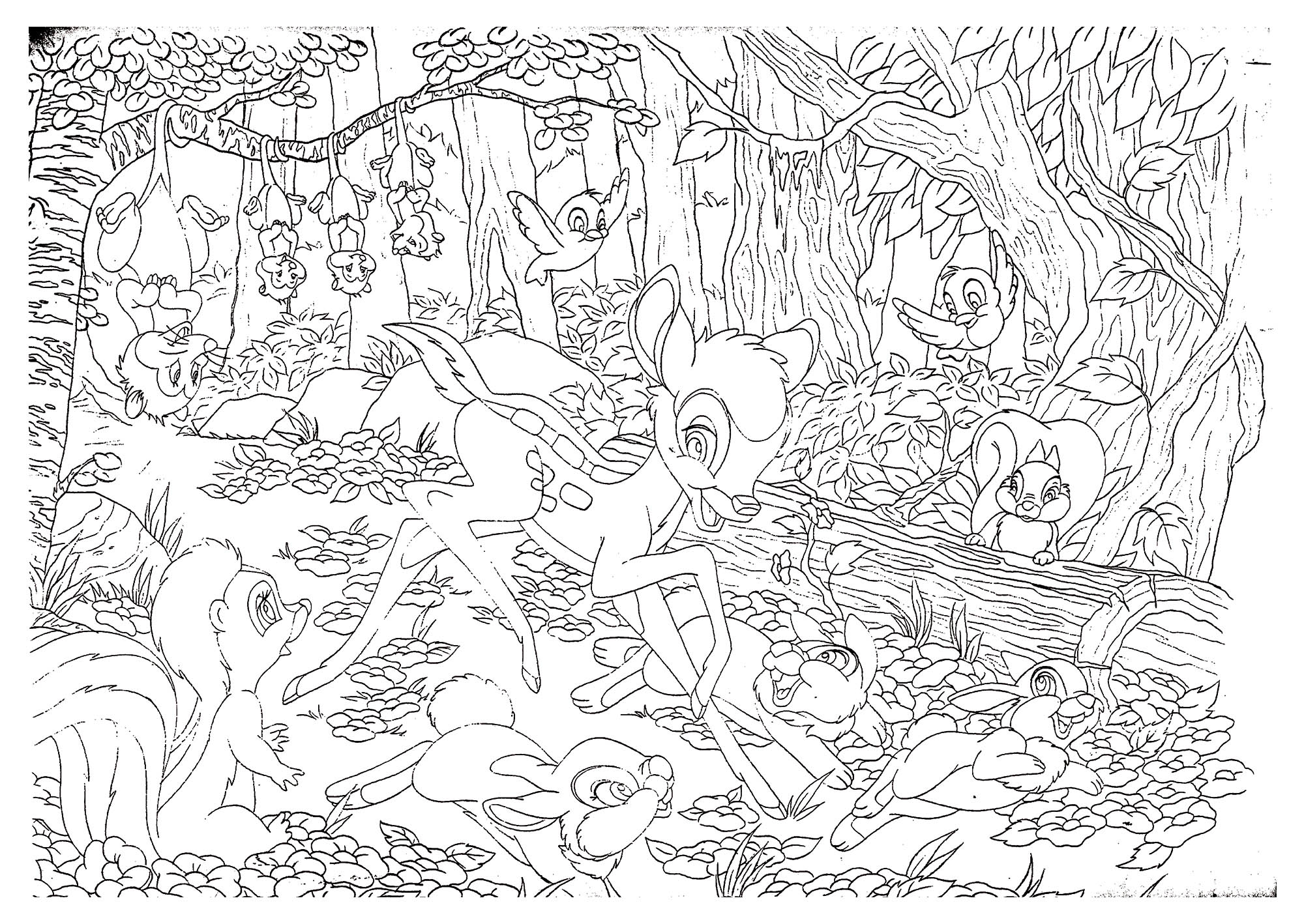 lisciani-disney-puzzle-double-face-plus-60-bambi image 3
