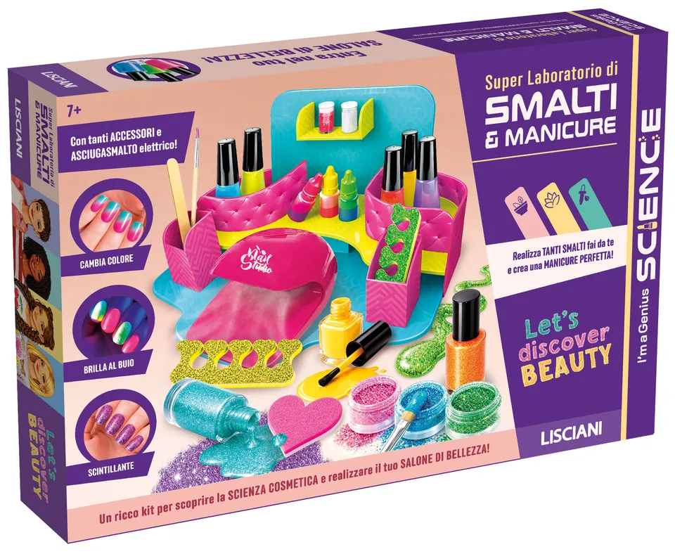 lisciani-i-m-a-genius-super-smalti-e-manicure-kit-vernis-enfant image 1