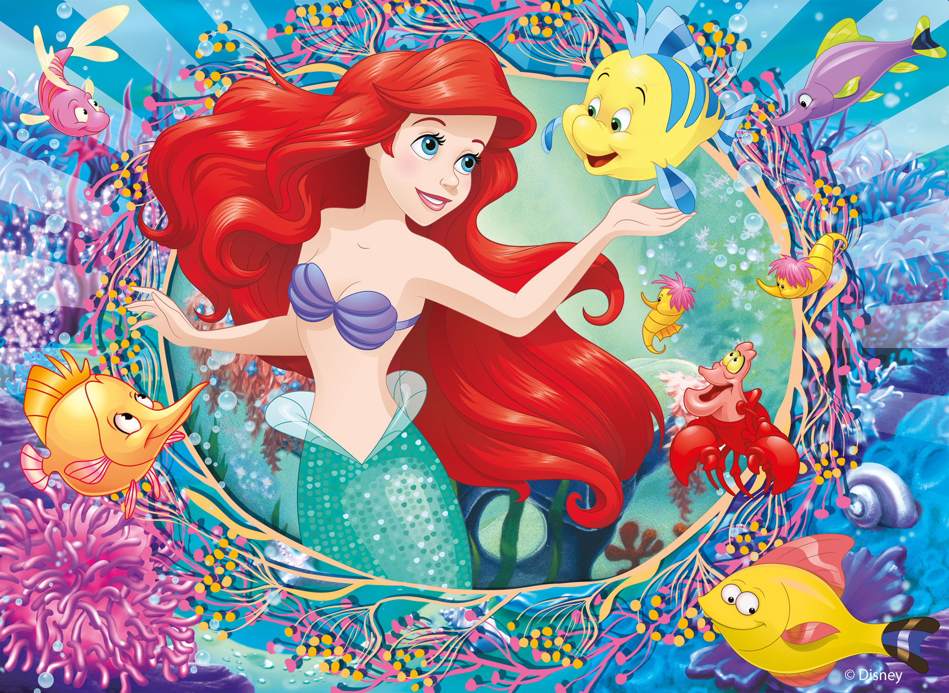 lisciani-disney-princess-puzzle-double-face-maxifloor-4-x-48 image 4