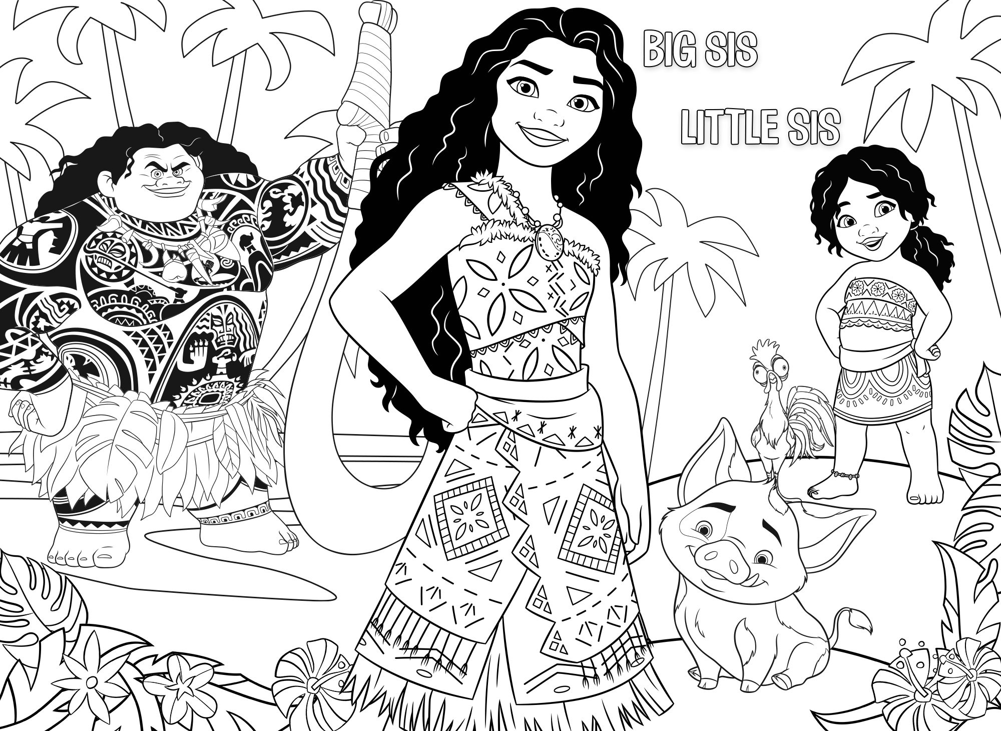 lisciani-disney-puzzle-df-maxi-floor-108-oceania-2-puzzle-sol-vaiana image 3