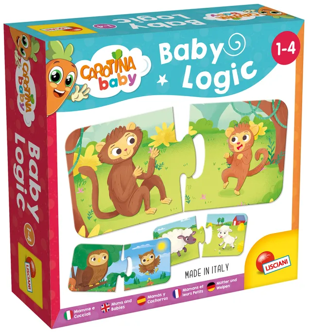 lisciani-carotina-baby-logic-mamme-e-cuccioli-jeu-d-association image 1