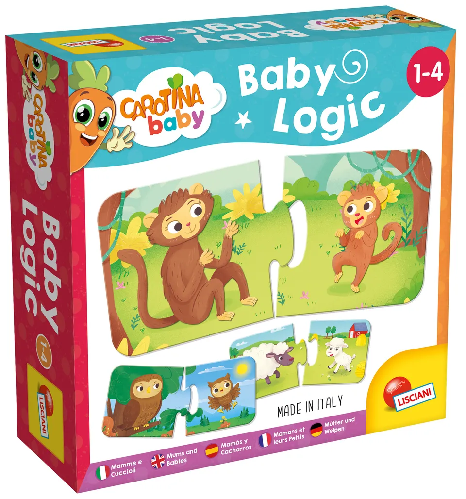 lisciani-carotina-baby-logic-mamme-e-cuccioli-jeu-d-association image 1