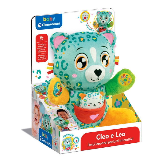 clementoni-baby-clementoni-cleo-e-leo-dolci-leopardi-peluche-interactive image 2