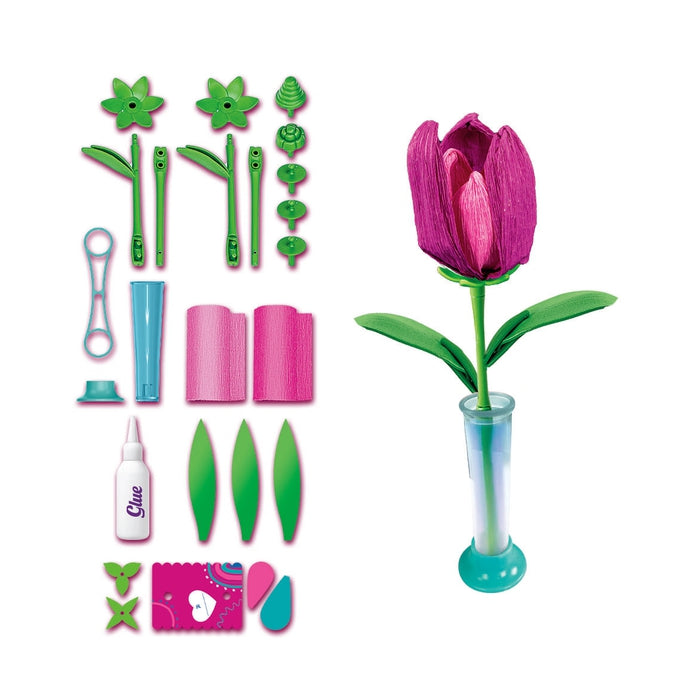 clementoni-create-your-flowers-tulipano-kit-creatif-fleurs-a-composer-7-ans image 3