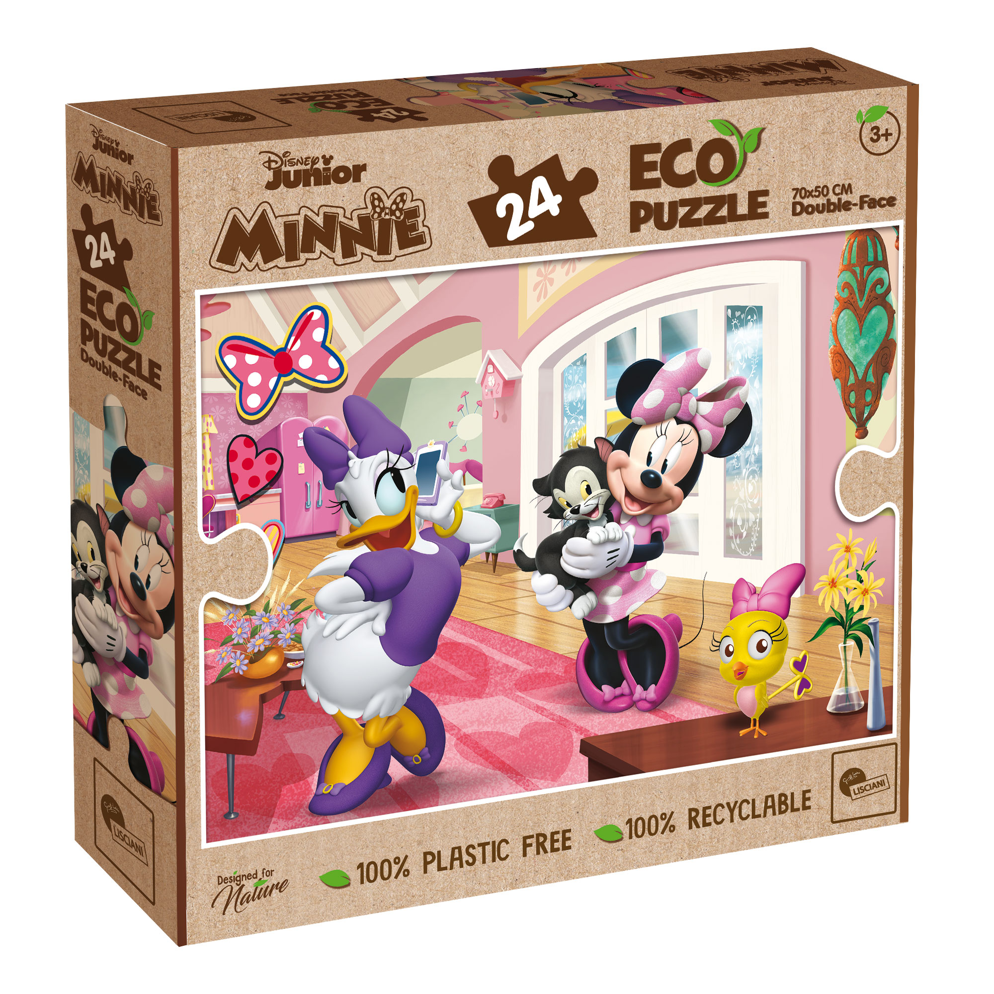 lisciani-disney-eco-puzzle-double-face-minnie-24-pi-ces image 1