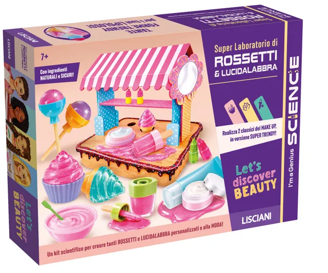 lisciani-i-m-a-genius-super-labo-rouges-l-vres-et-gloss-2-en-1 image 1