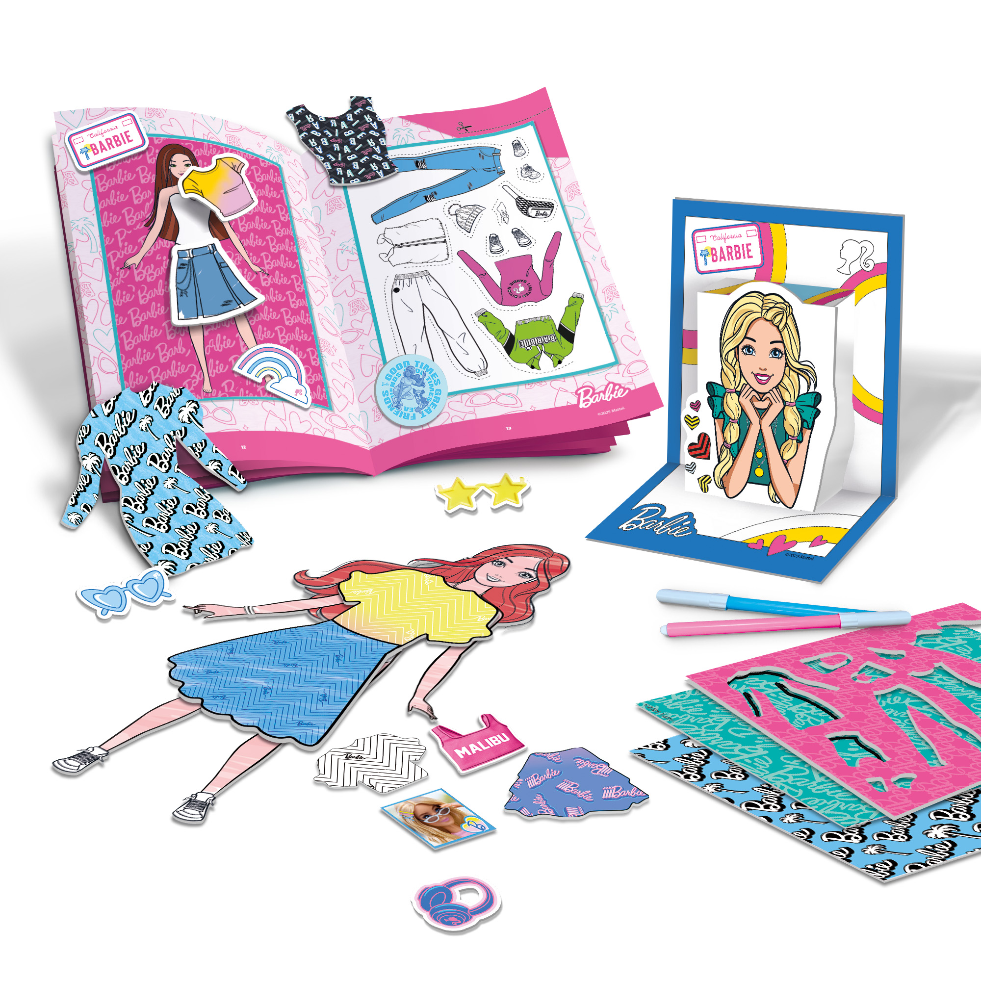 lisciani-barbie-fashion-colouring-sac-dos-colorier image 2
