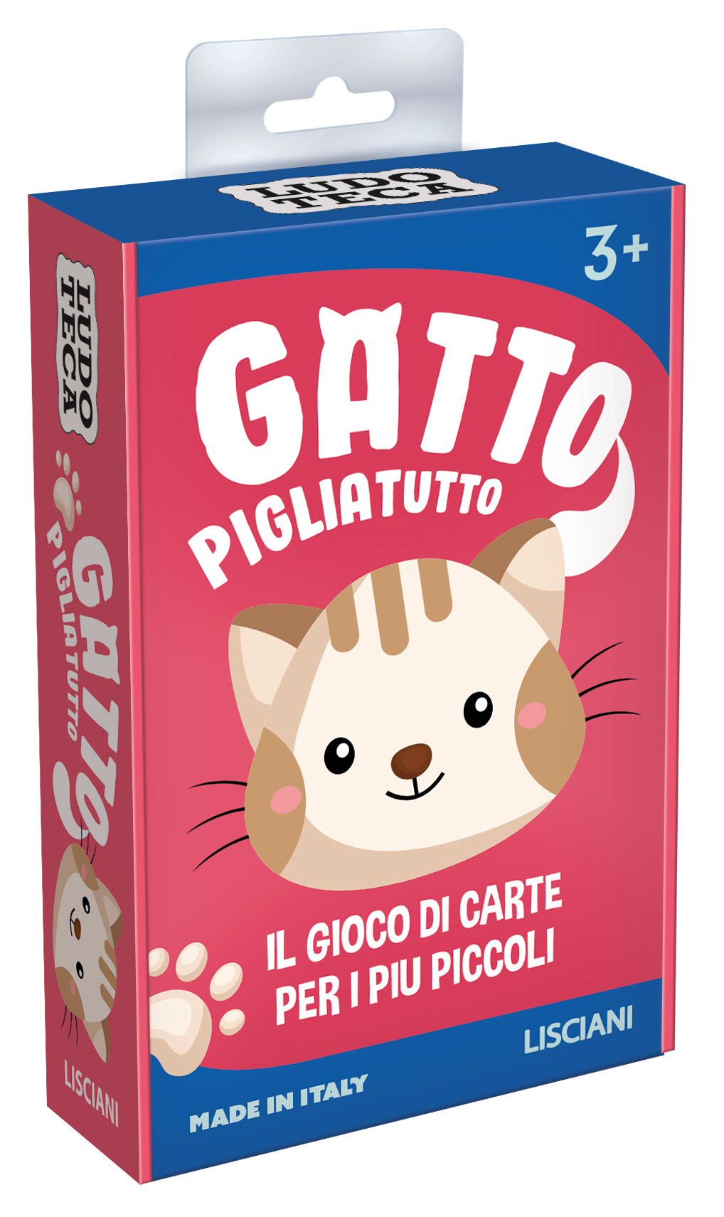 lisciani-ludoteca-le-carte-dei-bambini-gatto-piglia-tutto-jeu-de-cartes image 1