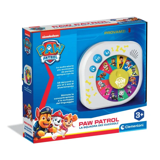 clementoni-paw-patrol-la-squadra-dei-cuccioli-racontastorie-audio-sans-cran image 1