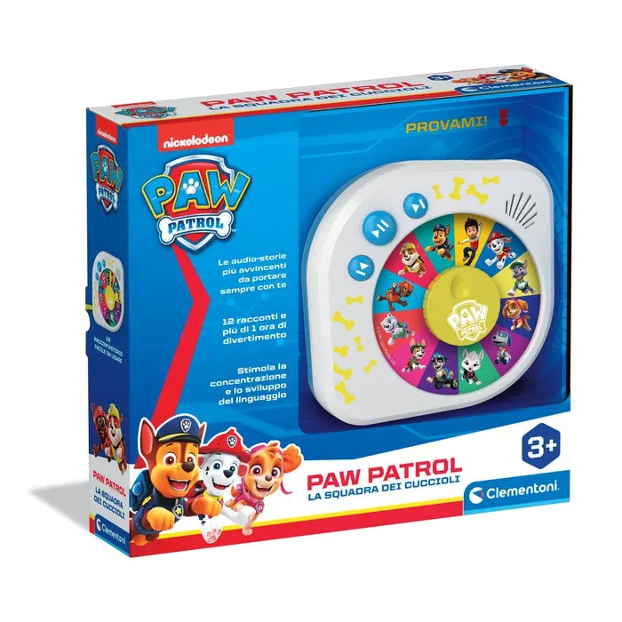 clementoni-paw-patrol-la-squadra-dei-cuccioli-racontastorie-audio-sans-cran image 1