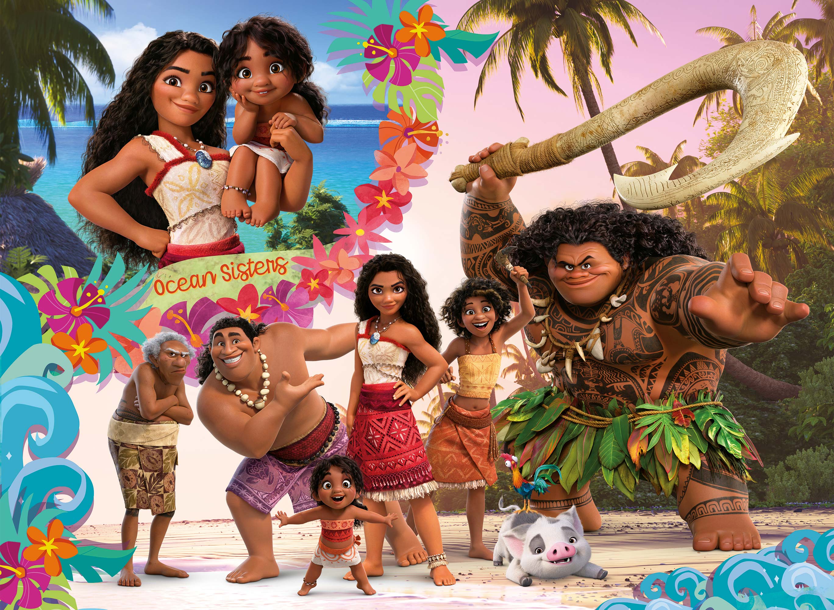 lisciani-disney-puzzle-double-face-m-plus-48-vaiana-oceania-2 image 2