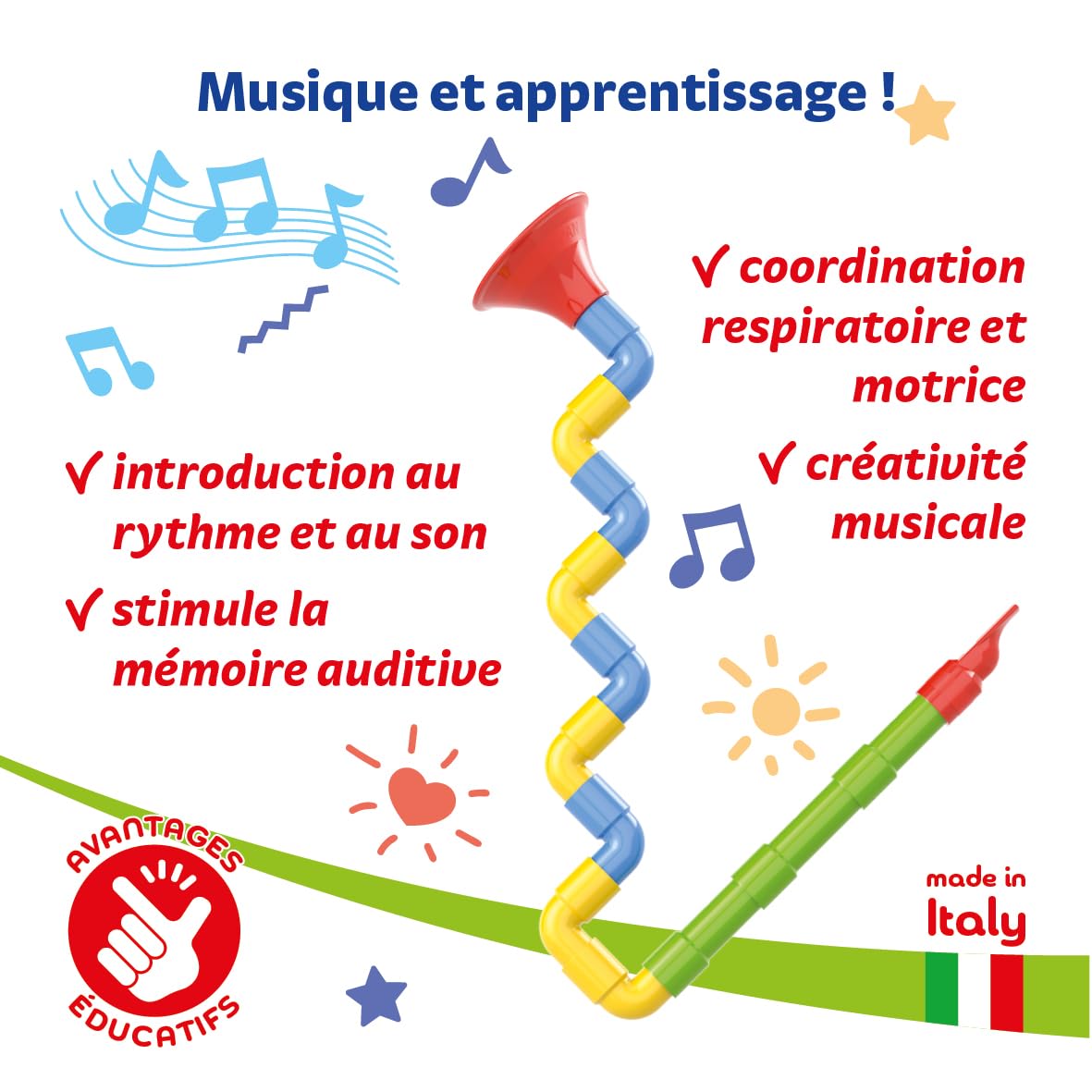 quercetti-saxoflute-jeu-de-construction-musical-16-pi-ces-2-ans image 7