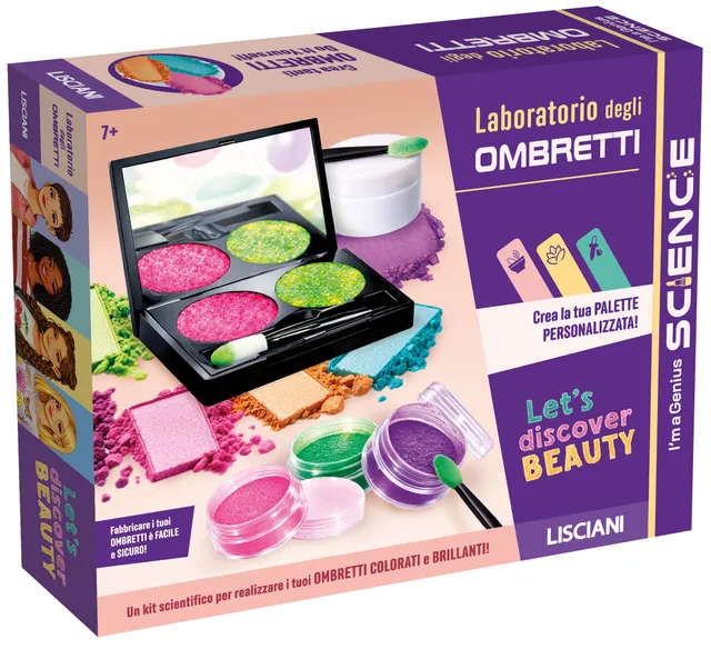 lisciani-i-m-a-genius-laboratorio-di-ombretti-kit-maquillage-enfant image 1