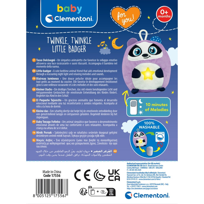 clementoni-baby-twinkle-twinkle-peluche-veilleuse-little-badger image 6