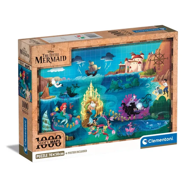 clementoni-story-maps-la-petite-sir-ne-1000-pi-ces-puzzle-adulte-70-x-50-cm image 1