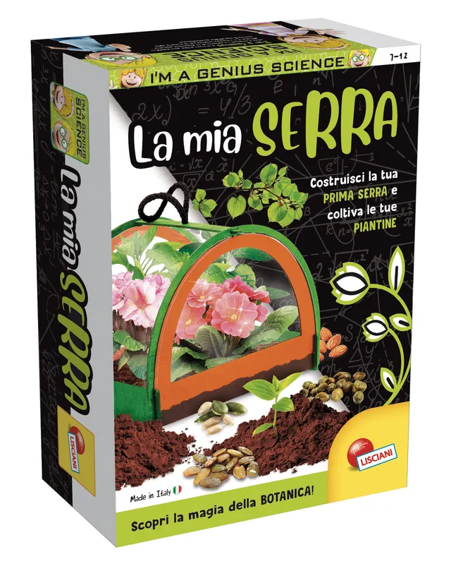 lisciani-i-m-a-genius-scienza-pocket-la-mia-serra-kit-botanique-serre image 1