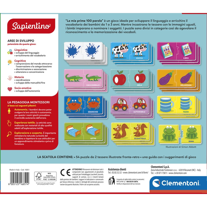 clementoni-montessori-mes-premiers-100-mots-puzzle-langage-1-3-ans image 7