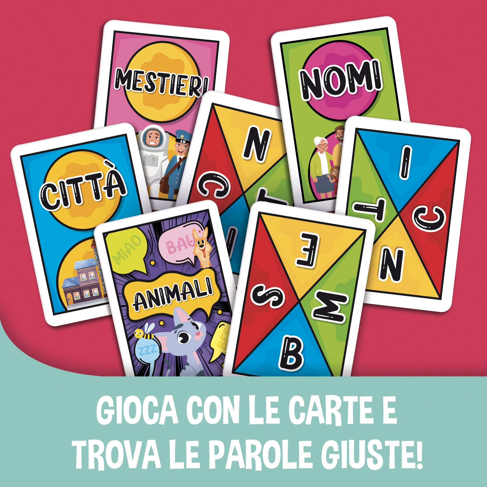 lisciani-ludoteca-le-carte-dei-bambini-nomi-cose-citt-animali-jeu-de-cartes image 3