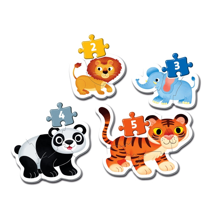 clementoni-wild-animals-puzzles-enfants-2-3-4-5-pi-ces image 2