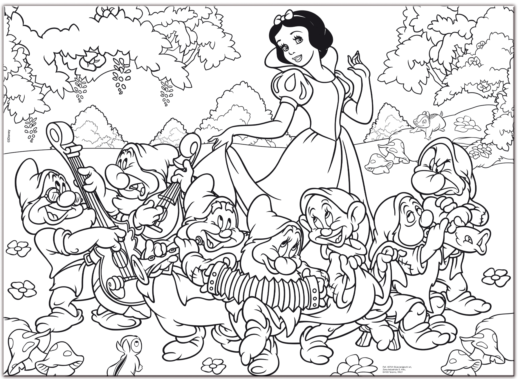 lisciani-disney-puzzle-double-face-maxi-floor-150-blanche-neige image 3