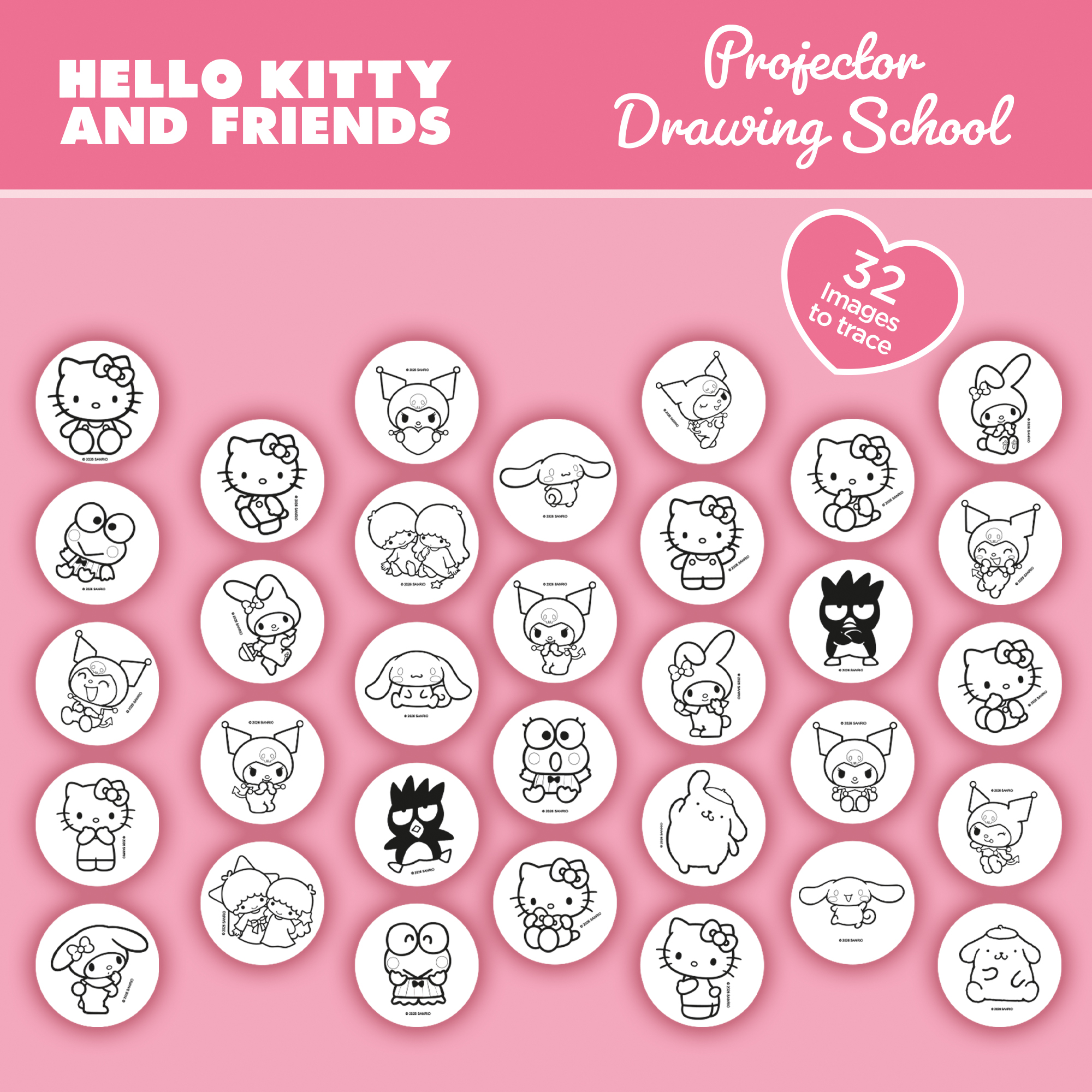 lisciani-hello-kitty-friends-projector-drawing-school-cole-de-dessin-par-project image 4