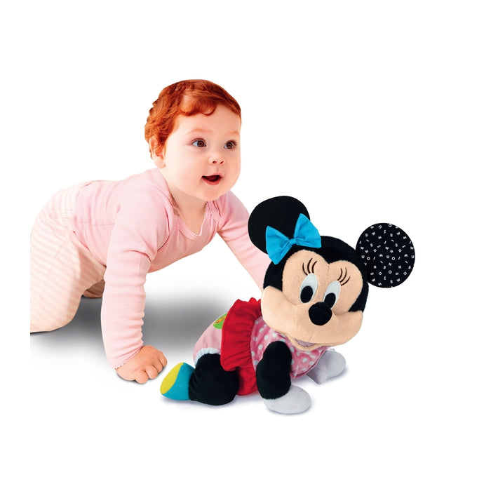 disney-baby-clementoni-baby-minnie-gattona-con-me-peluche-interactive image 3
