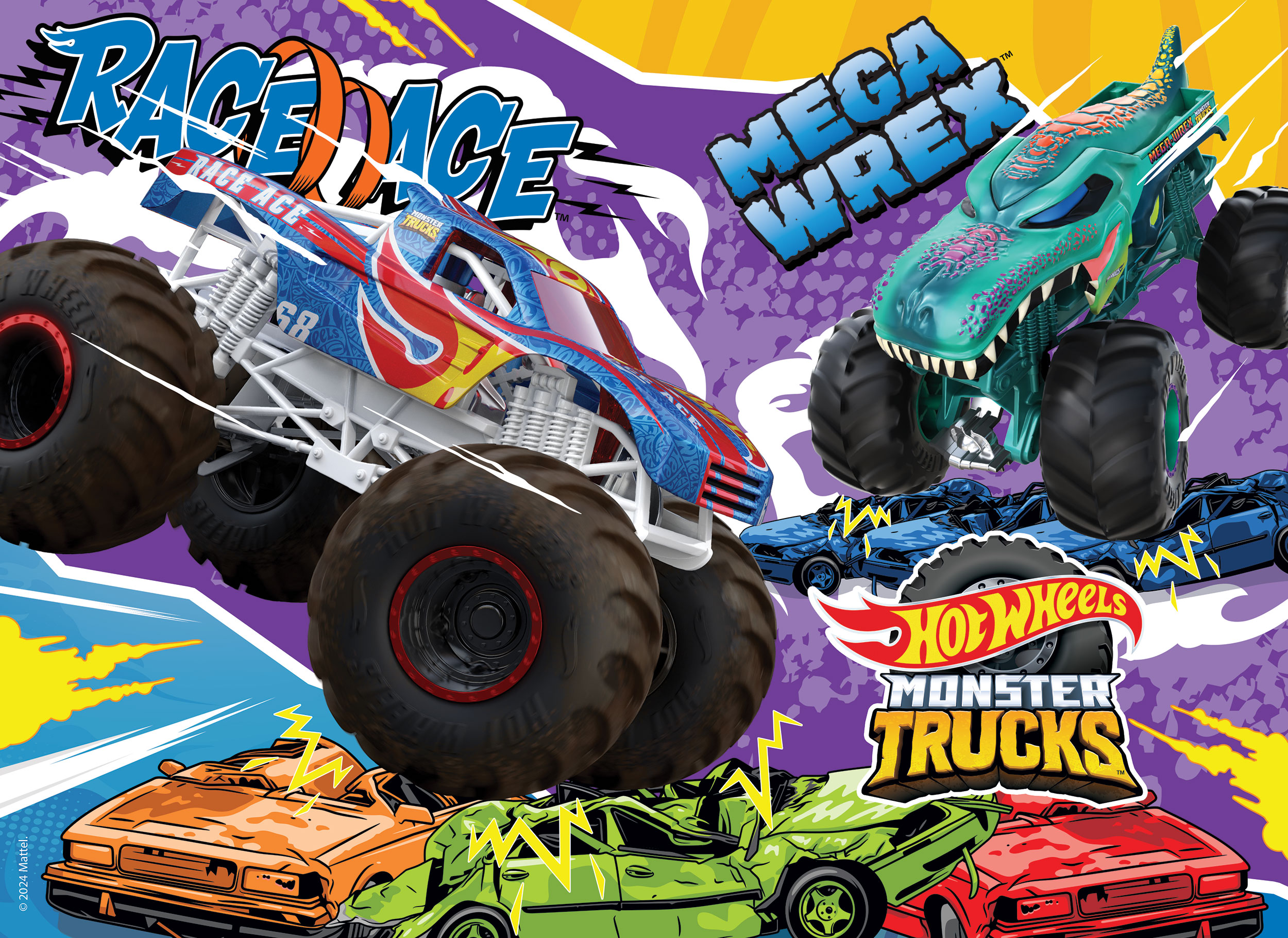 lisciani-hot-wheels-puzzle-m-plus-48-puzzle-48-pi-ces-monster-truck image 2