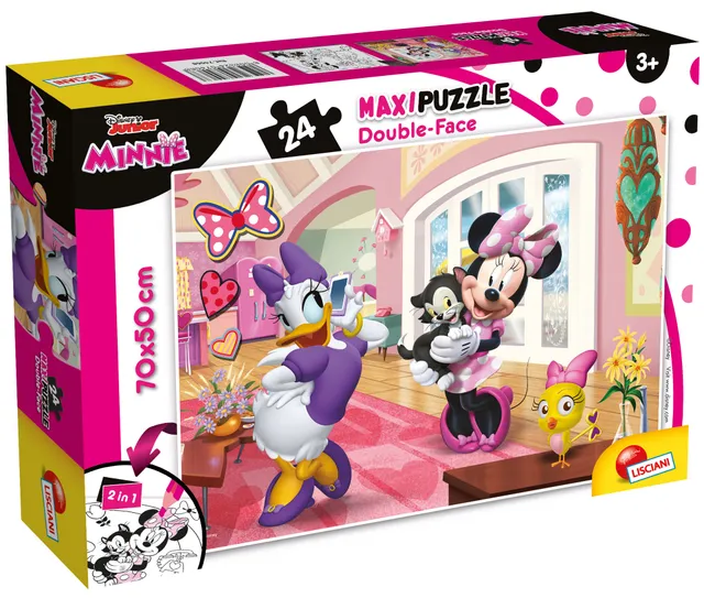 lisciani-disney-puzzle-double-face-maxi-floor-24-minnie image 1