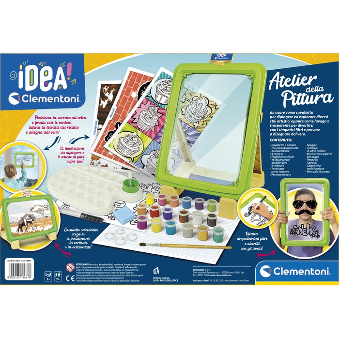 clementoni-idea-atelier-della-pittura-kit-cr-atif-chevalet-et-techniques-de-dess image 8
