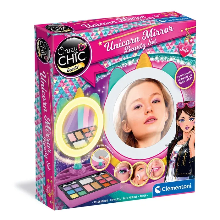 clementoni-crazy-chic-unicorn-mirror-beauty-set image 1