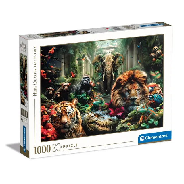 clementoni-collection-puzzle-1000-pi-ces-mystic-jungle-animaux image 1